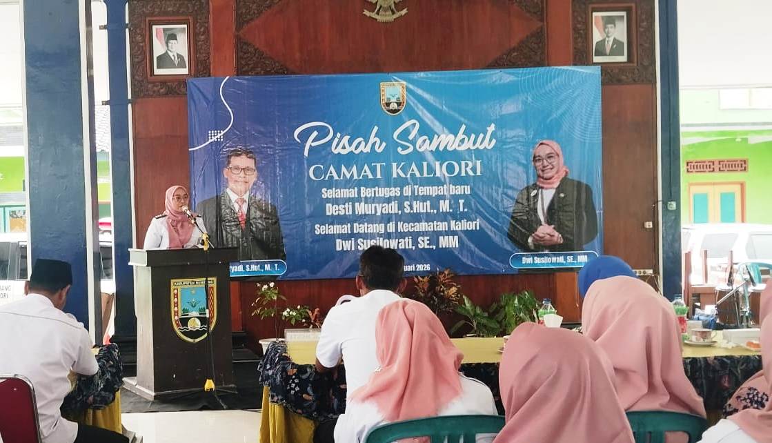 pisah-sambut-camat-kaliori-desti-muryady-serahkan-tugas-kepada-dwi-susilowati