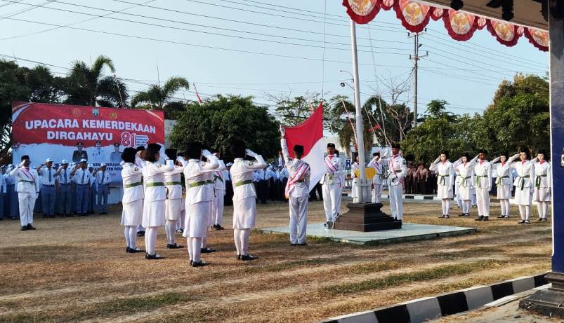 paskibraka-kecamatan-kaliori-sukses-laksanakan-tugas-pengibaran-sang-saka-merah-putih