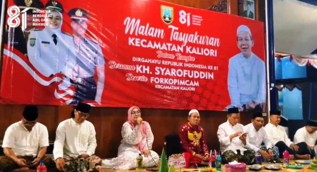 malam-tirakatan-hut-ke-81-ri-kecamatan-kaliori-gelar-doa-bersama-dan-tausiah-kebangsaan